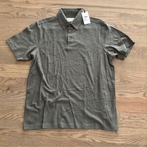 COASTAORO Olive Green Polo Golf Shirt M NWT Fast